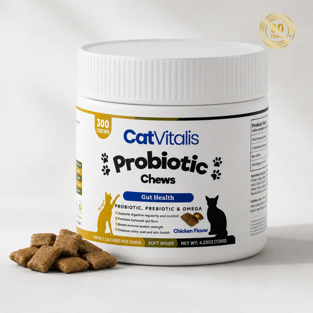 Bocados de Probióticos Felinos CatVitalis™