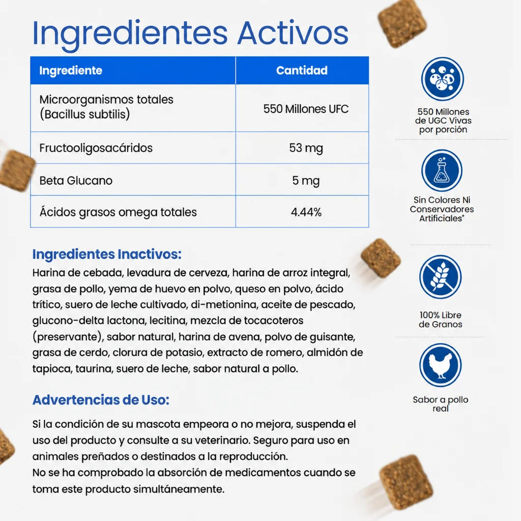 Bocados de Probióticos Felinos CatVitalis™