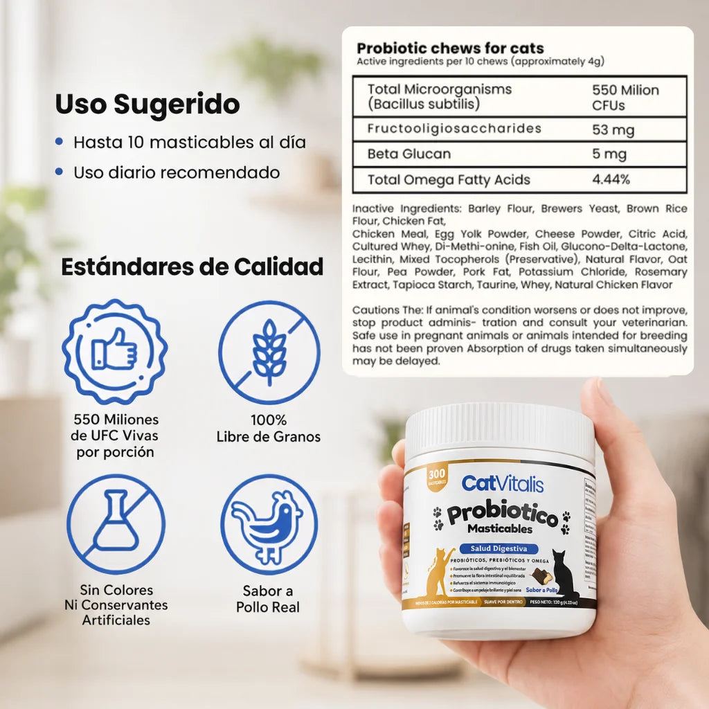 Probióticos Felinos