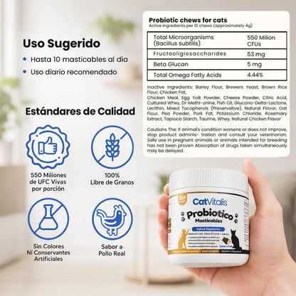Probióticos Felinos