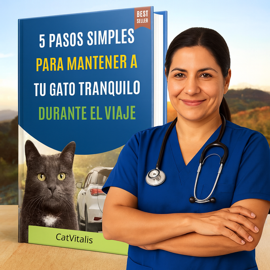 Ebook: 5 pasos simples para mantener a tu gato tranquilo durante el viaje