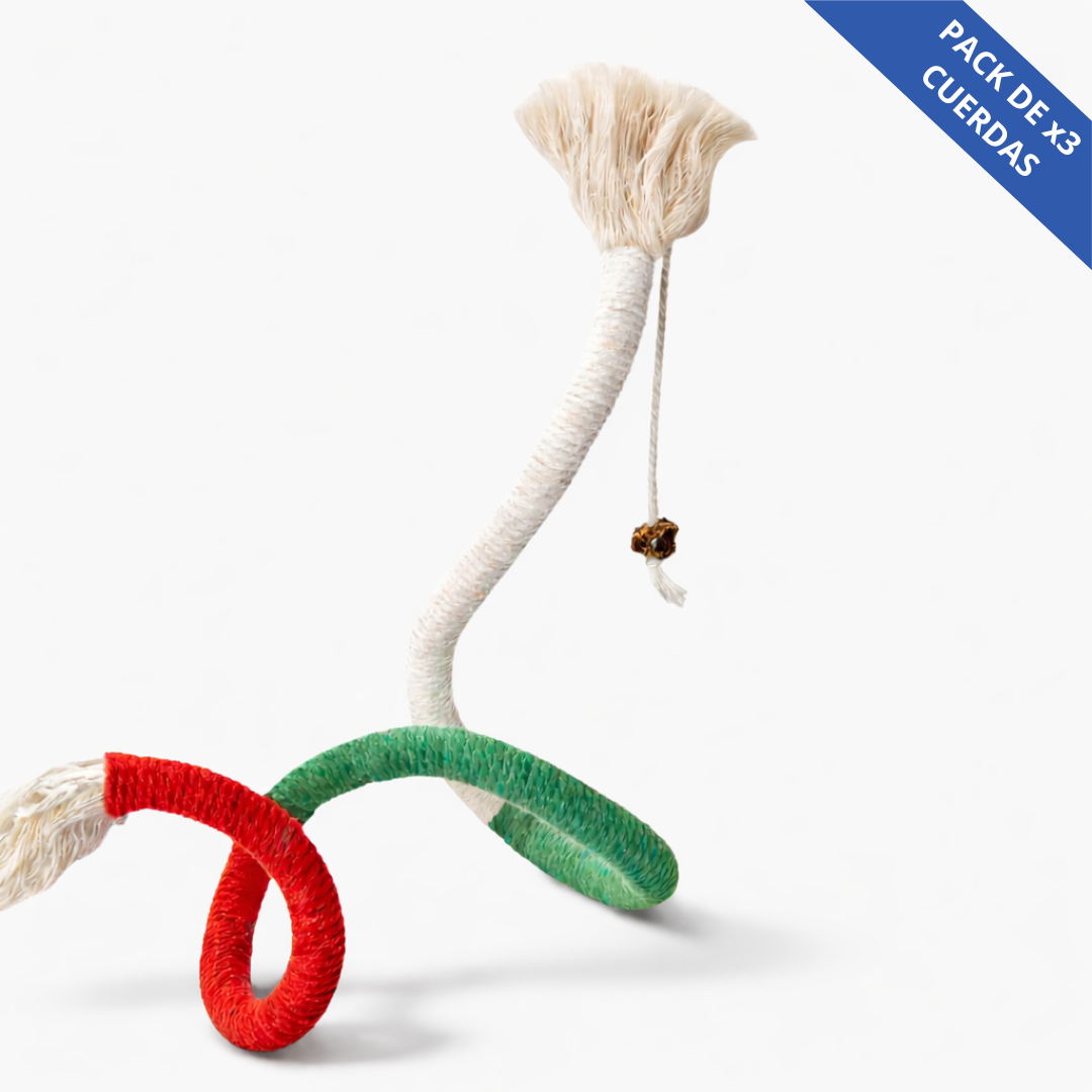 Cuerda Antiestrés con Hierba Gatera - Pack de 3 Cuerdas